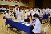 ตรวจสุขภาพนักเรียน ปีการศึกษา 2565