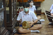 บรรยากาศการเรียนดนตรีไทย นักเรียนระดับชั้นมัธยมศึกษาตอนต้น 